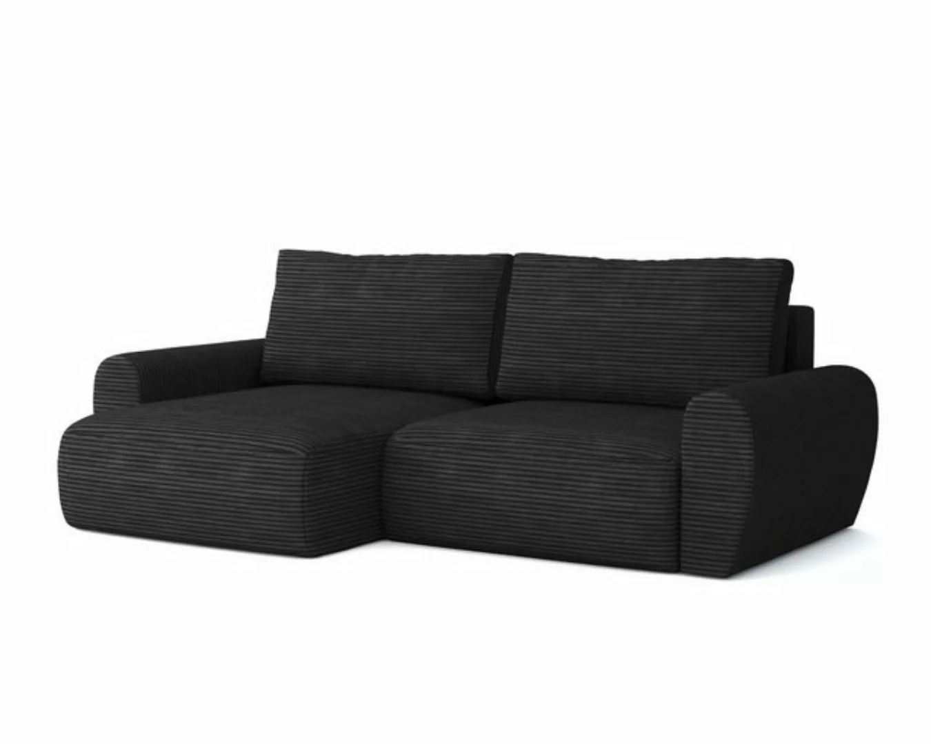 Deine Möbel 24 Wohnlandschaft HEIDI 253 cm breit Ecksofa Sofa Wohnzimmer L- günstig online kaufen