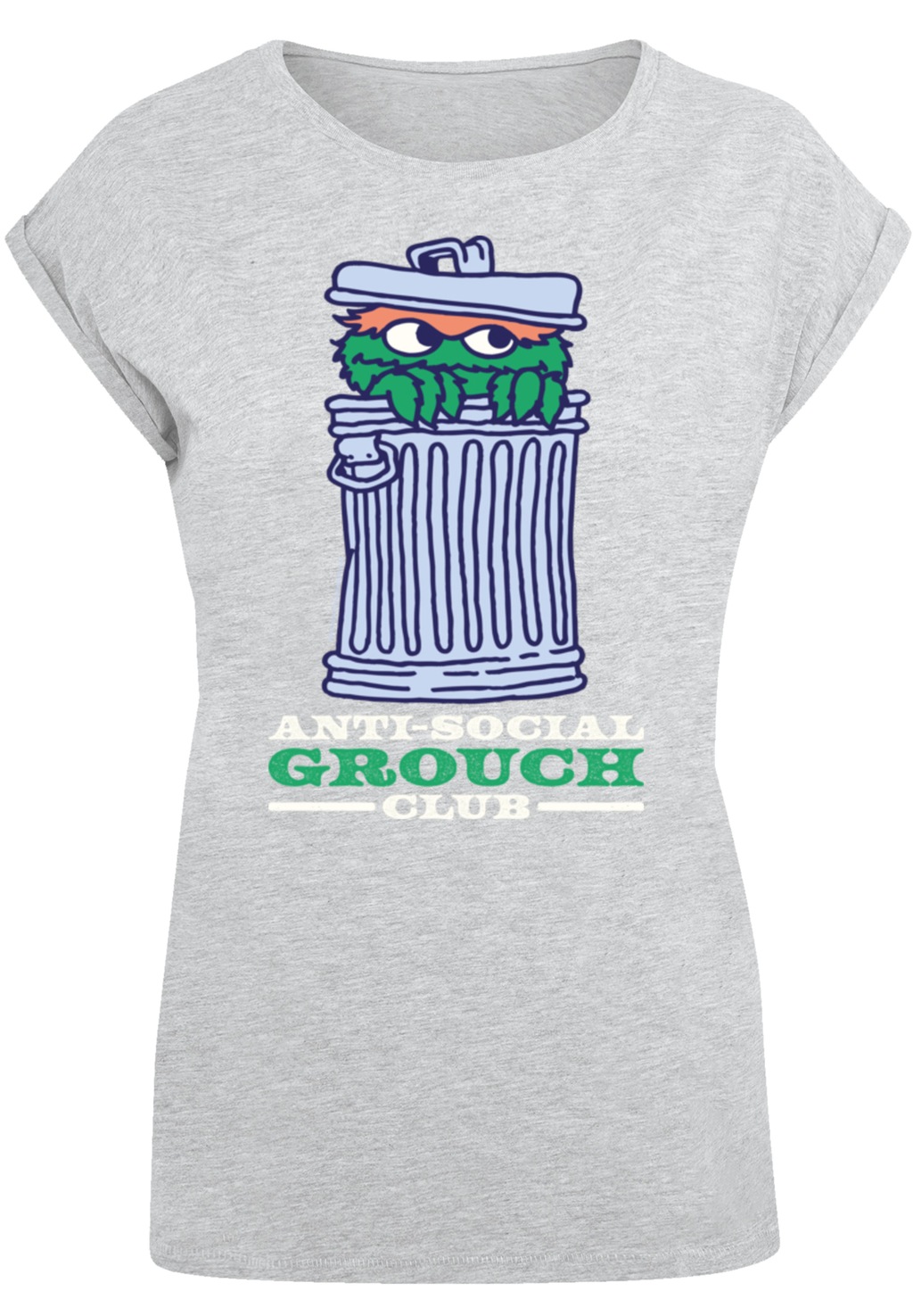 F4NT4STIC T-Shirt "Sesamstraße Anti Social Grouch Club", Premium Qualität, günstig online kaufen