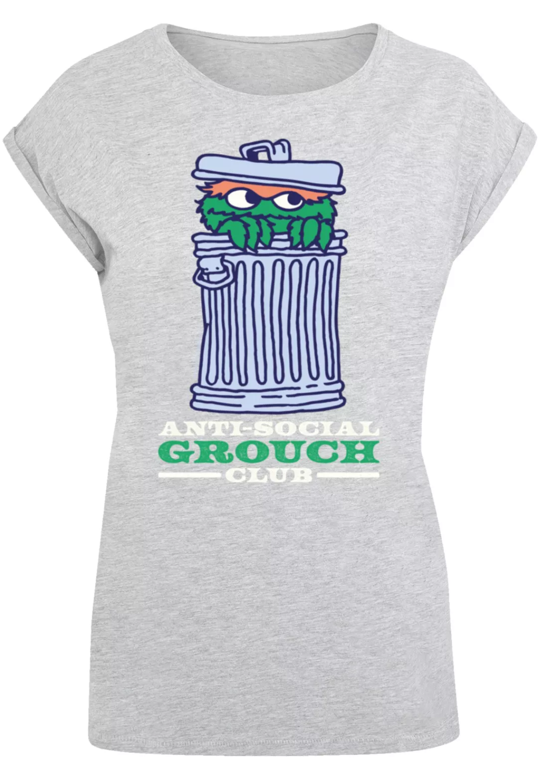 F4NT4STIC T-Shirt "Sesamstraße Anti Social Grouch Club", Premium Qualität, günstig online kaufen