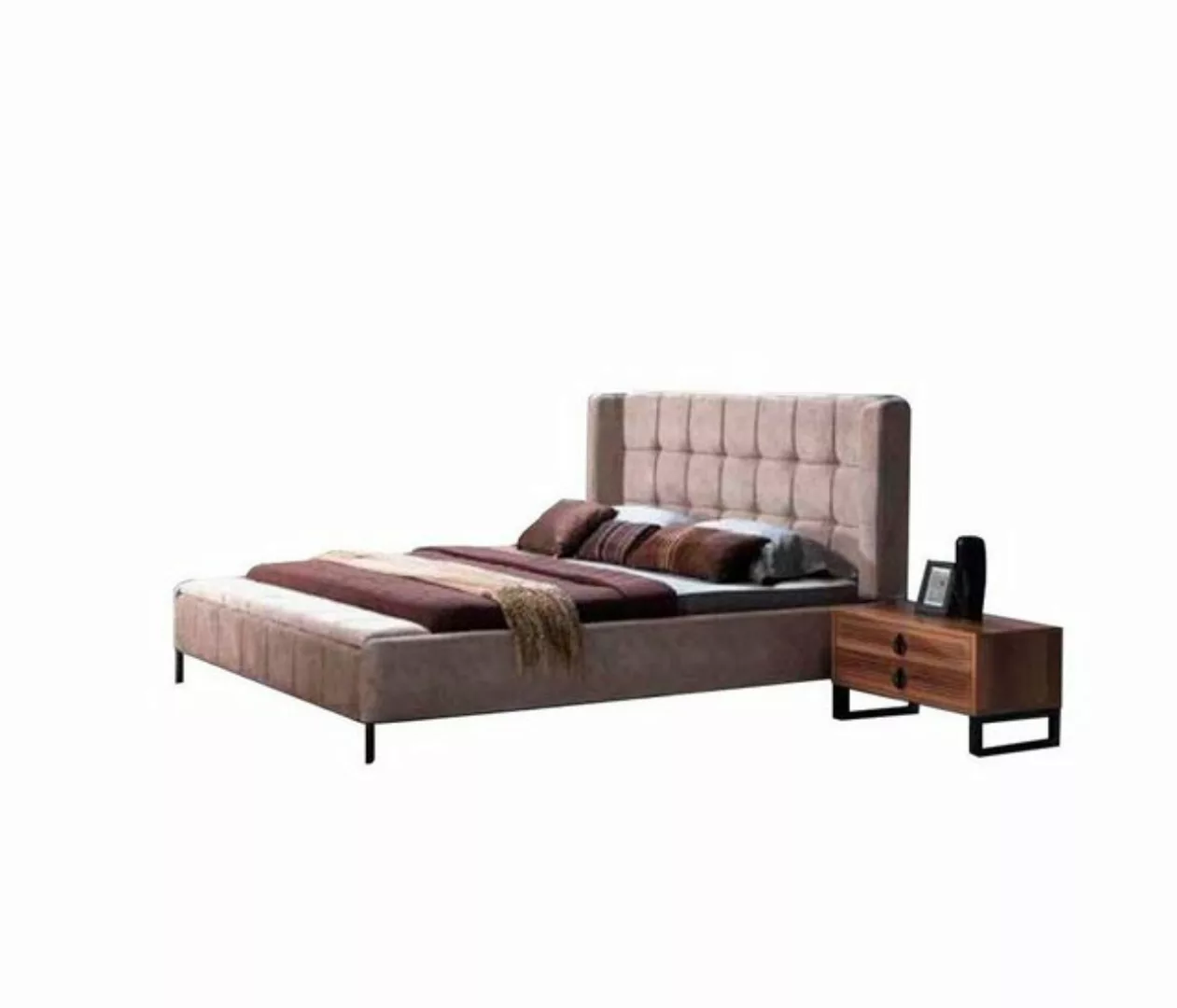 JVmoebel Bett Bett Doppelbett Betten Möbel Einrichtung Schlafzimmer Design günstig online kaufen