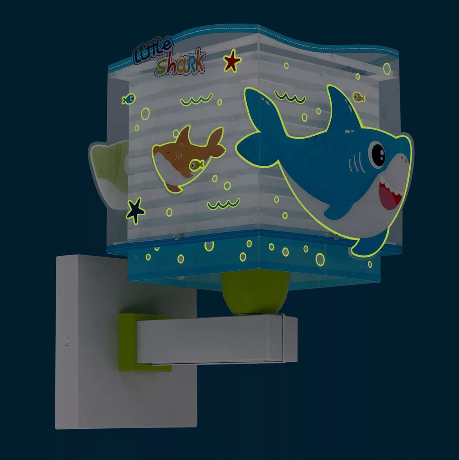 Dalber Little Shark Wandleuchte mit Meeresmotiv günstig online kaufen