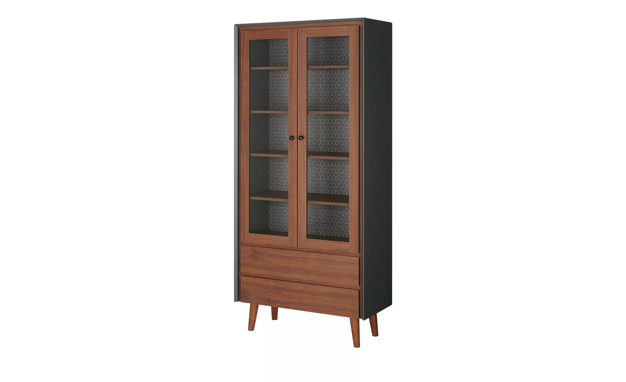 Playboy Vitrine  Victoria ¦ holzfarben ¦ Maße (cm): B: 90 H: 195 T: 42.0 Sc günstig online kaufen