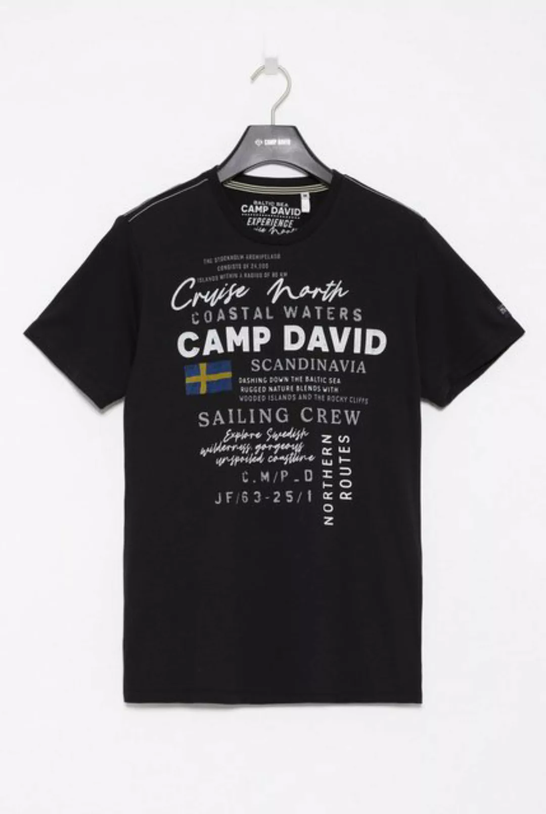 CAMP DAVID Print-Shirt mit maritimen Prints günstig online kaufen