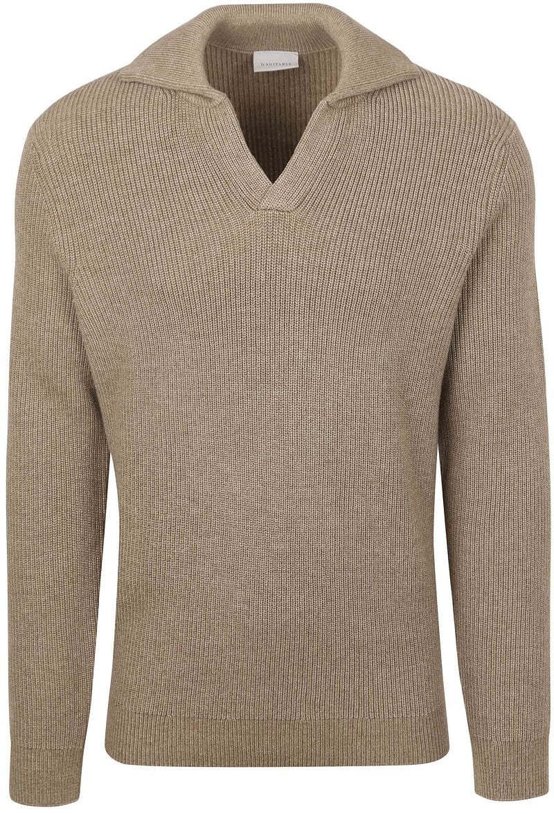 Suitable Pullover Riva Knit Taupe - Größe M günstig online kaufen