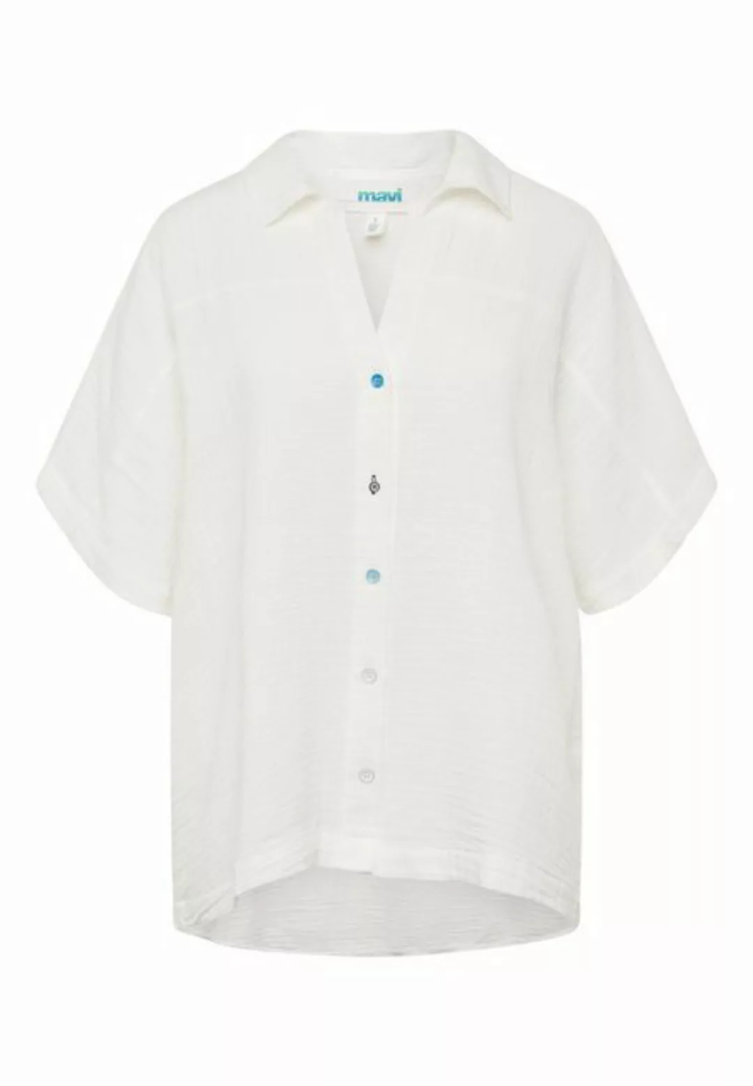 Mavi Klassische Bluse "SHORT SLEEVE SHIRT", Maviterranean Bluse günstig online kaufen