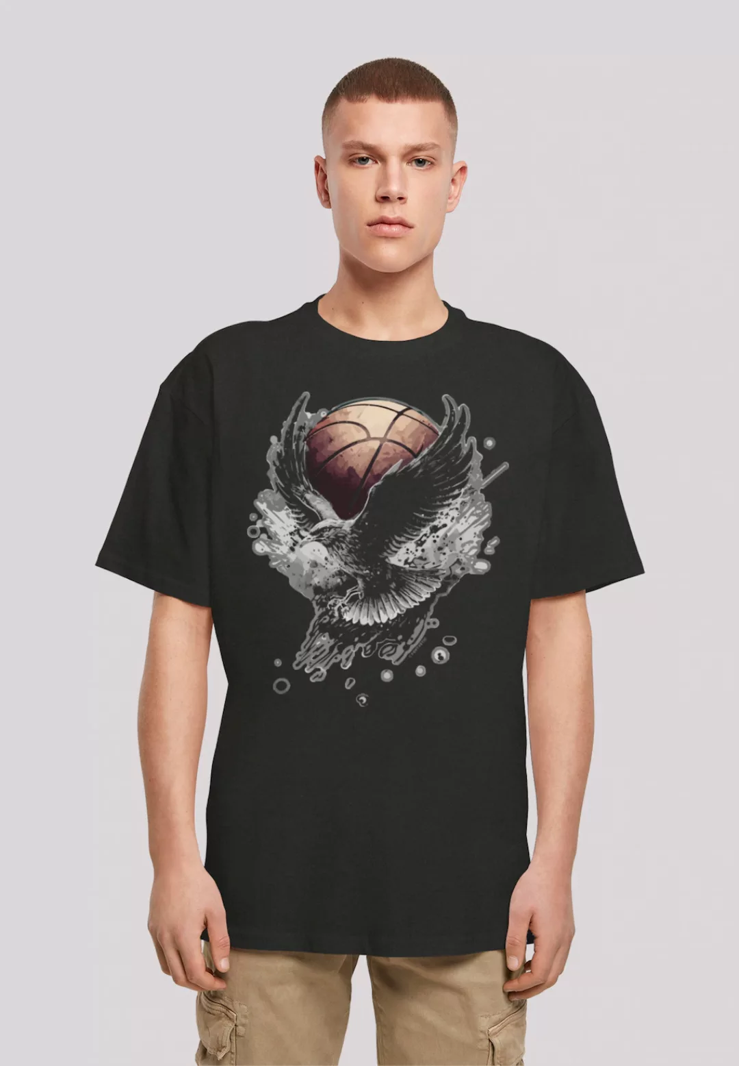 F4NT4STIC T-Shirt "Basketball Adler" günstig online kaufen