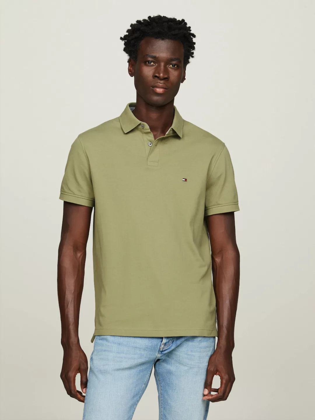 Tommy Hilfiger Poloshirt "1985 REGULAR POLO", mit Tommy Hilfiger Kontrastst günstig online kaufen