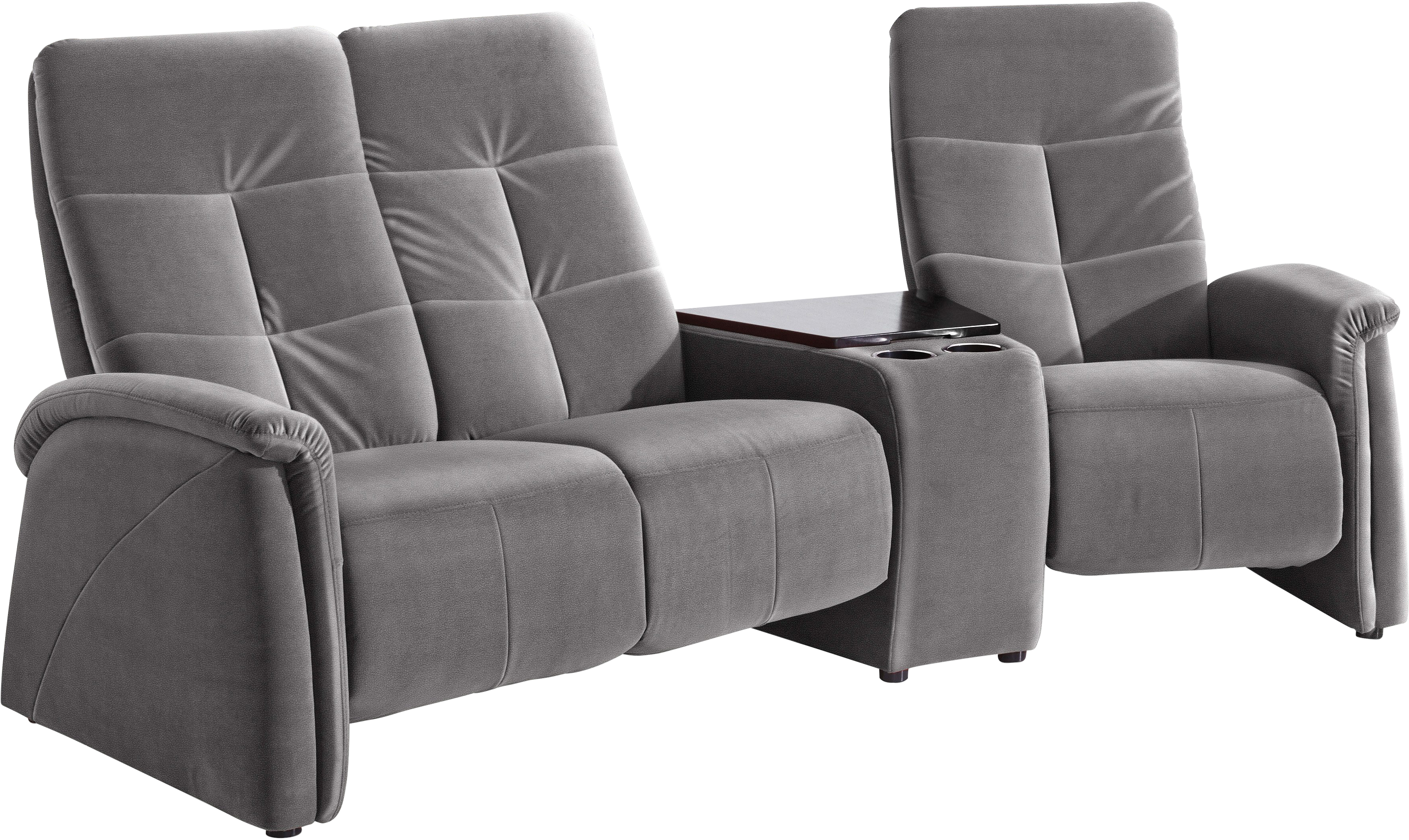 exxpo - sofa fashion 3-Sitzer »Tivoli, Kinosofa mit Tischablage & Stauraumf günstig online kaufen