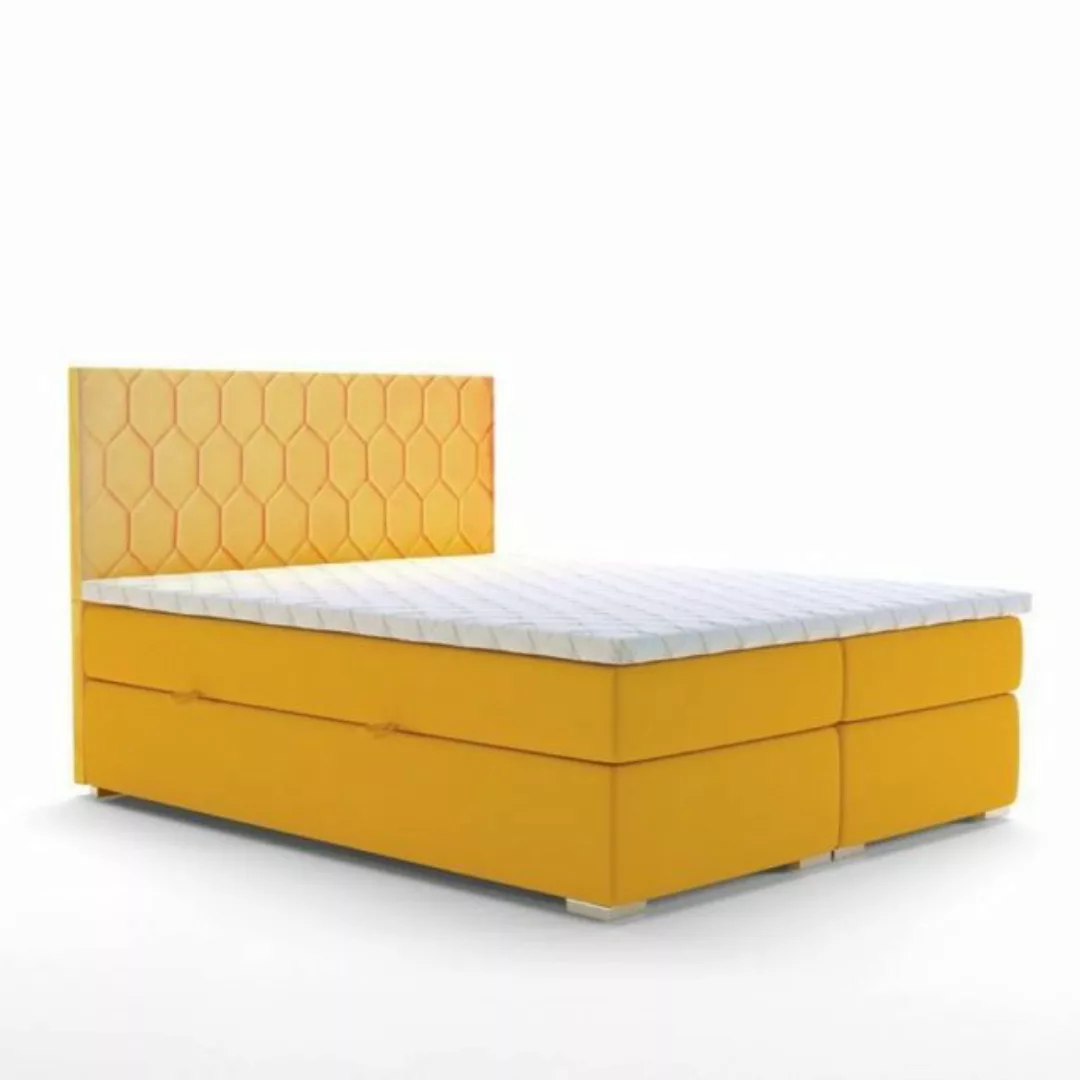 JVmoebel Boxspringbett Bett Design Doppelbett Schlafzimmer Textil Möbel Lux günstig online kaufen