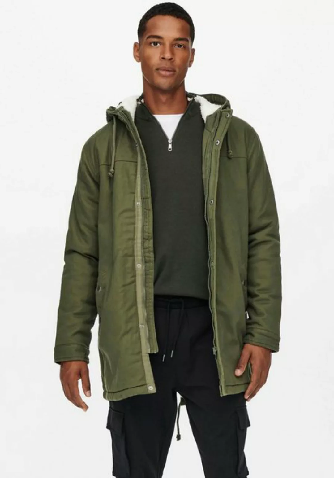 ONLY & SONS Parka "ONSALEXANDER LIFE PARKA OTW VD", mit Kapuze günstig online kaufen