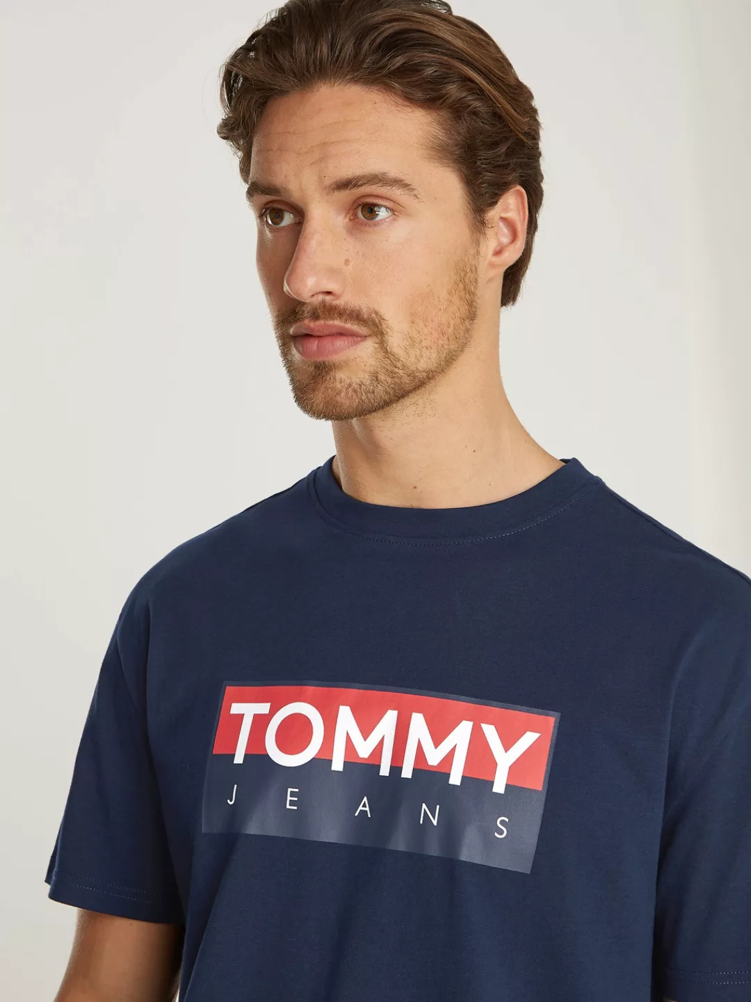 Tommy Jeans Plus T-Shirt TJM REG RWB TOMMY ENTRY TEE EXT Große Größen günstig online kaufen