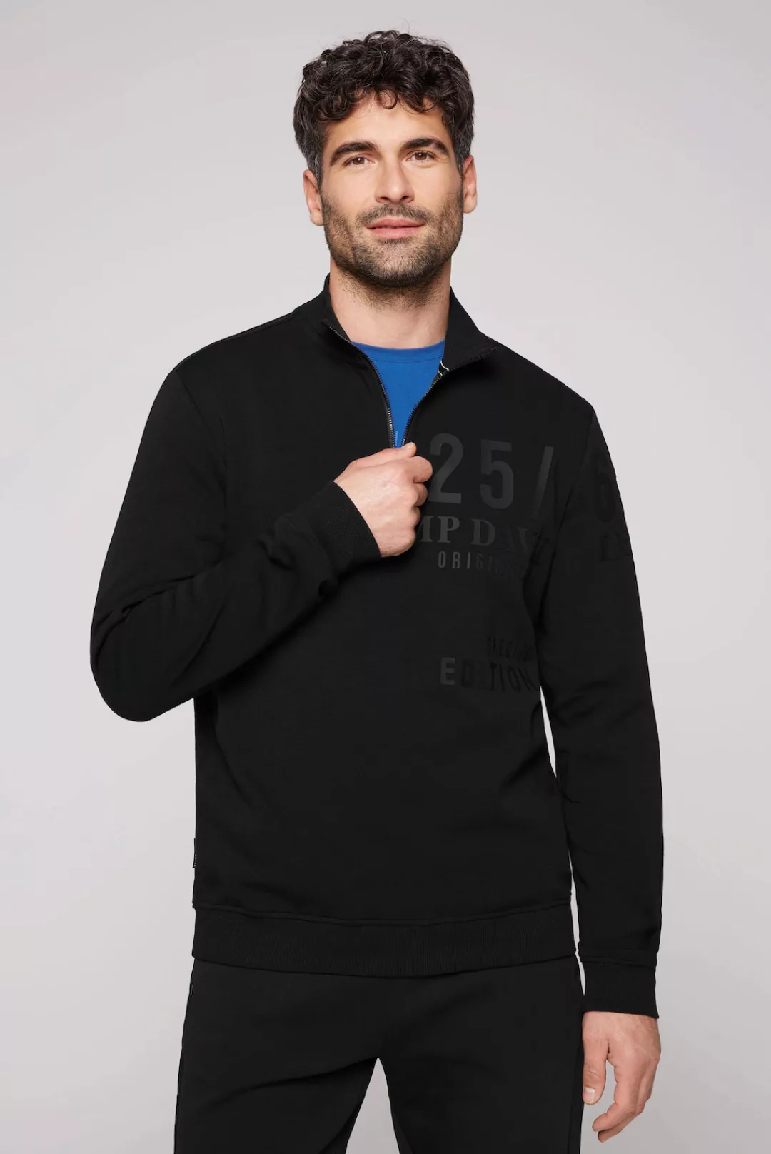 CAMP DAVID Sweatshirt mit Marken-Schriftzug auf der Brust günstig online kaufen