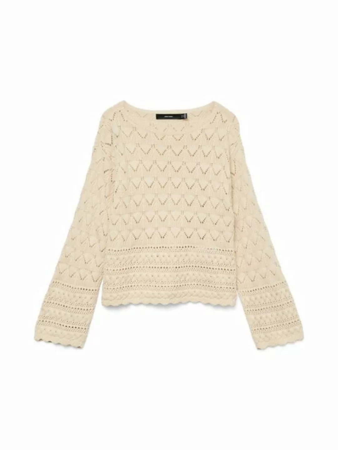 Vero Moda Strickpullover VMLUA (1-tlg) Lochmuster günstig online kaufen