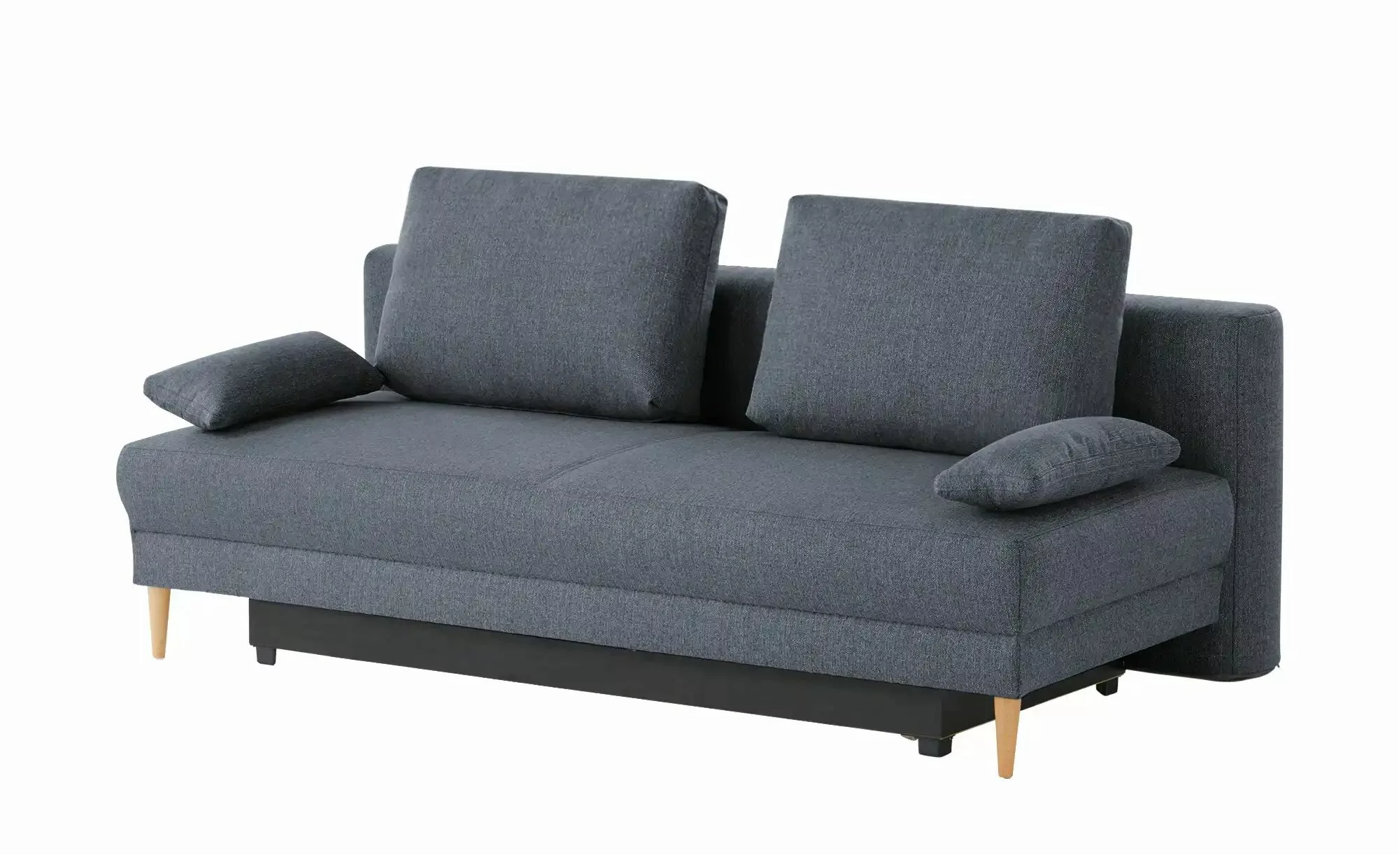 Schlafsofa mit Schlaffunktion Genua ¦ blau ¦ Maße (cm): B: 205 H: 89 T: 94. günstig online kaufen