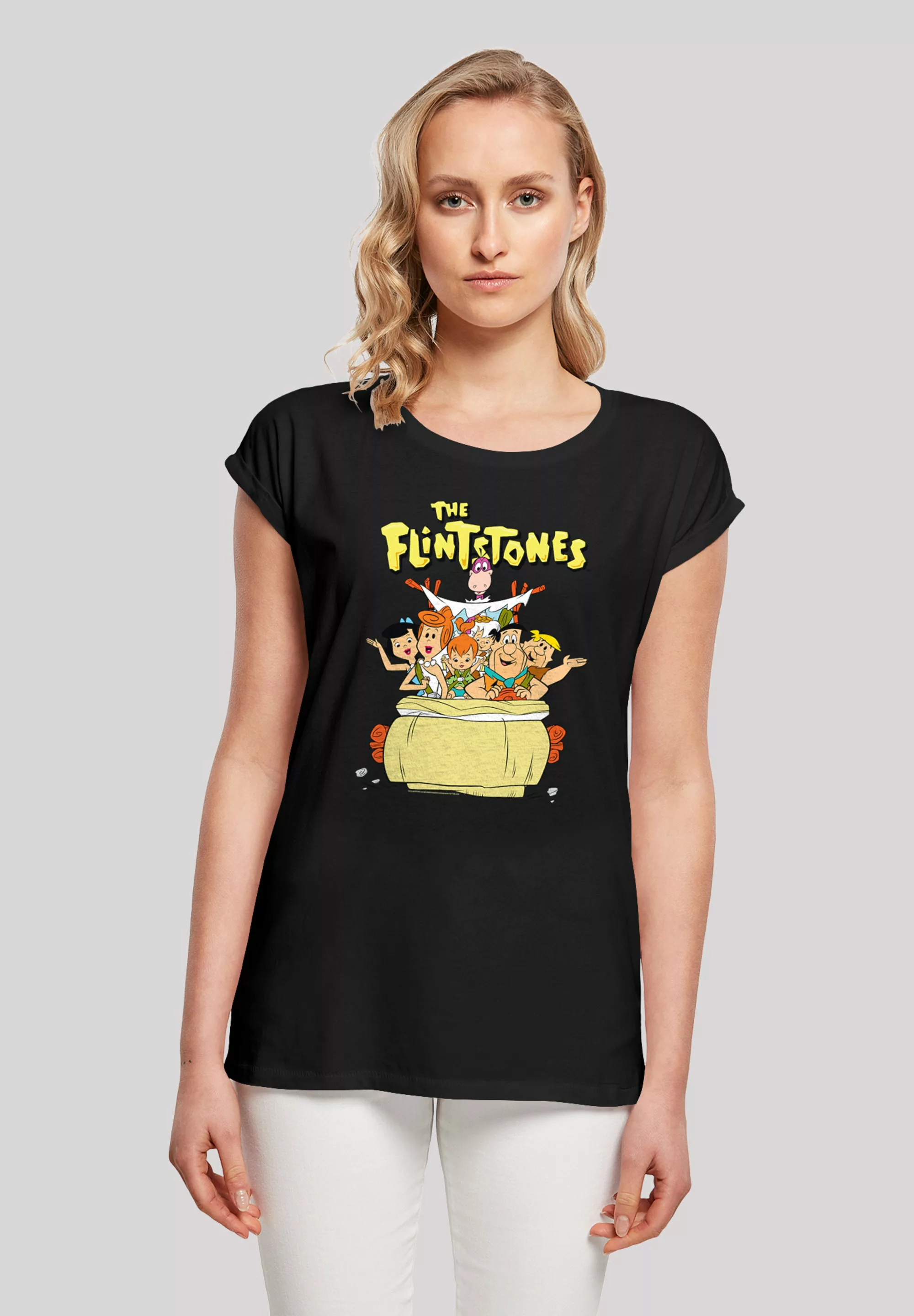 F4NT4STIC T-Shirt "Die Familie Feuerstein The The Ride" günstig online kaufen
