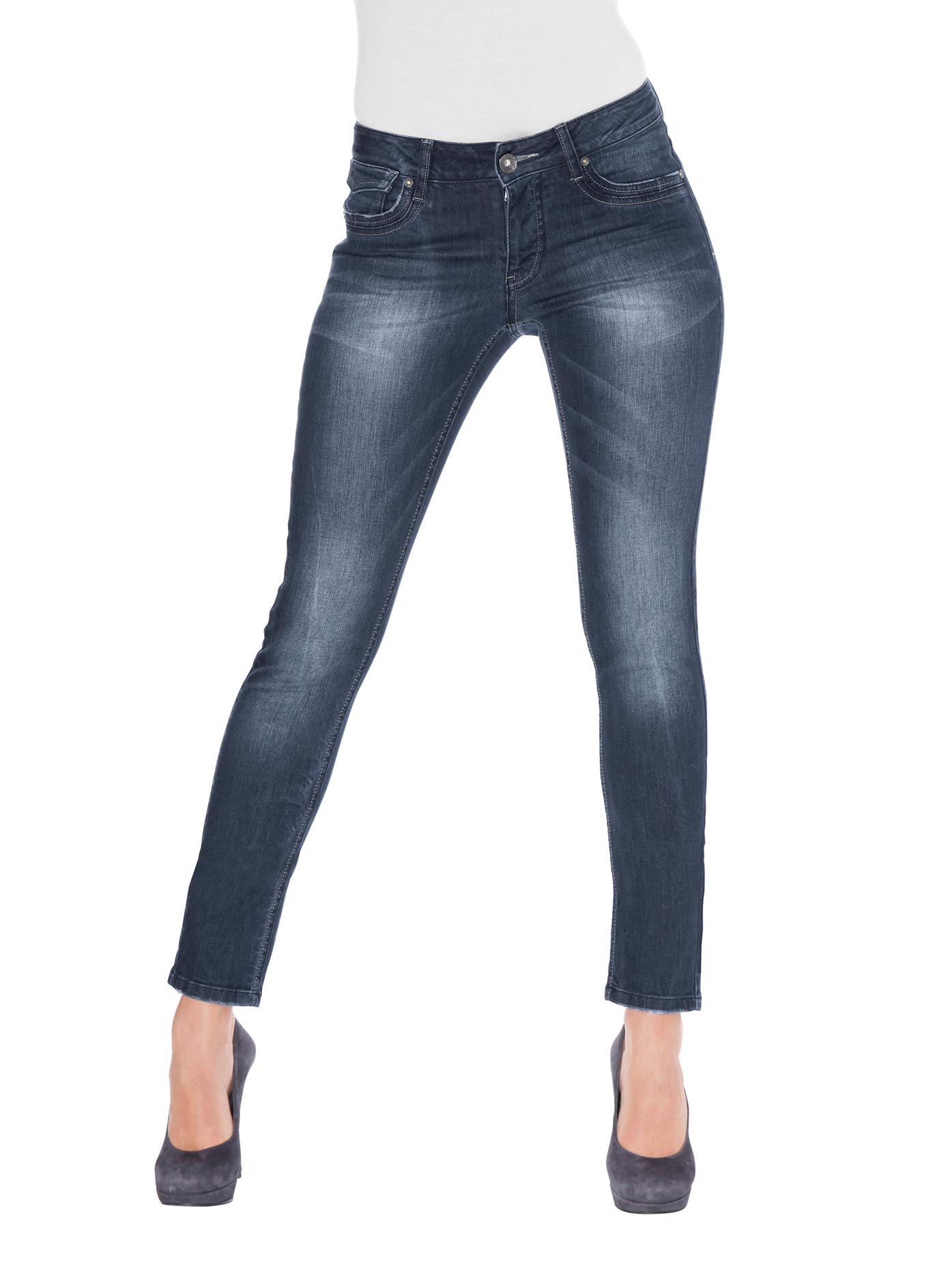 LINEA TESINI by heine Röhrenjeans, (1 tlg.) günstig online kaufen