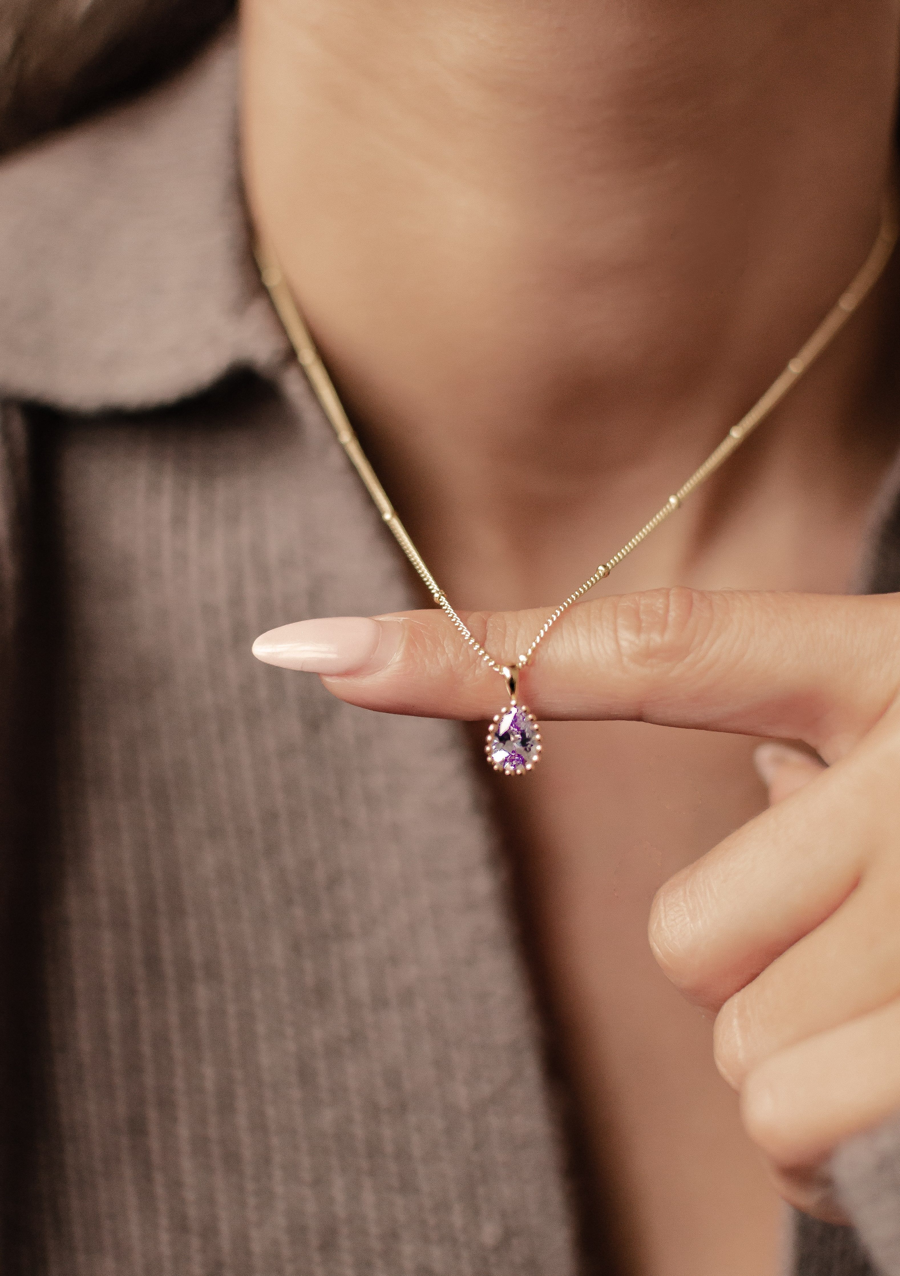 Hey Happiness Kette mit Anhänger Tropfen günstig online kaufen