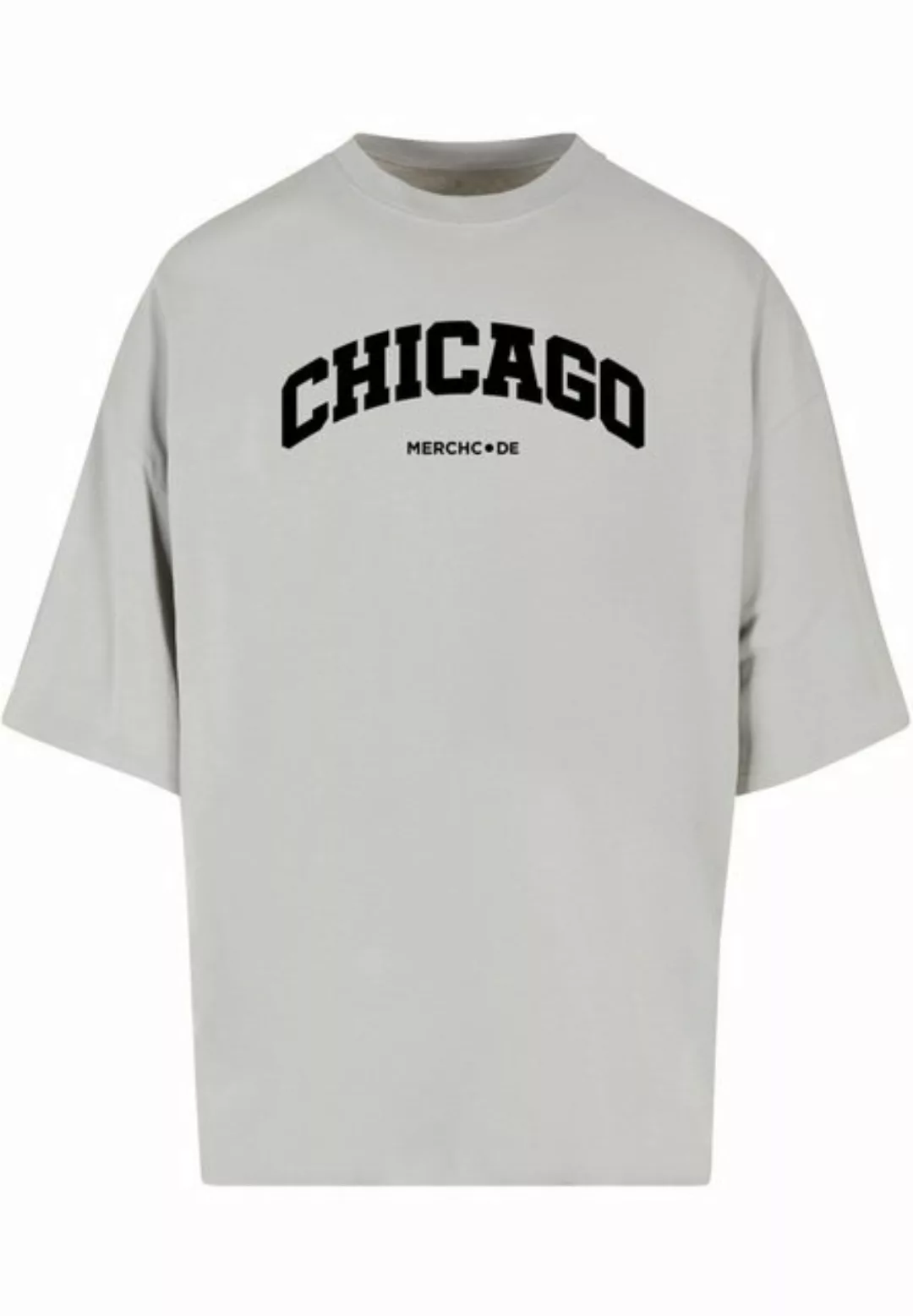 Merchcode T-Shirt Merchcode Herren Chicago Wording - Huge Tee (1-tlg) günstig online kaufen