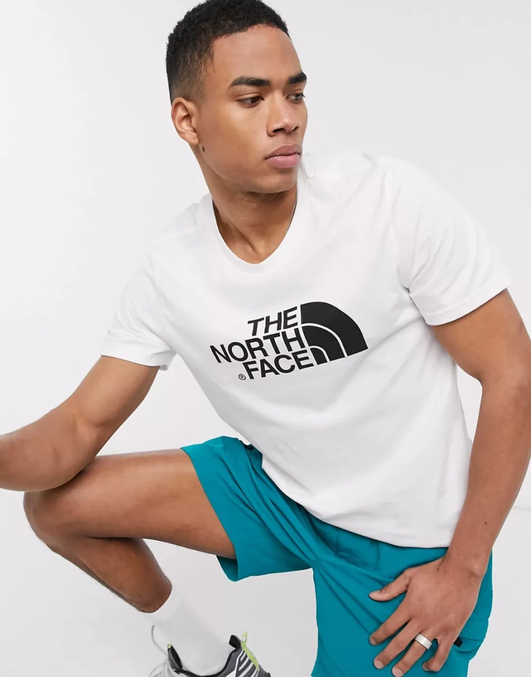 The North Face – Easy – Weißes T-Shirt günstig online kaufen
