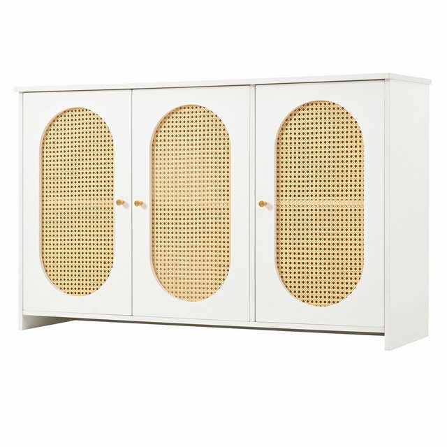 Yorbay Beistellschrank Moderner stilvoller Sideboard mit 3 Türen günstig online kaufen