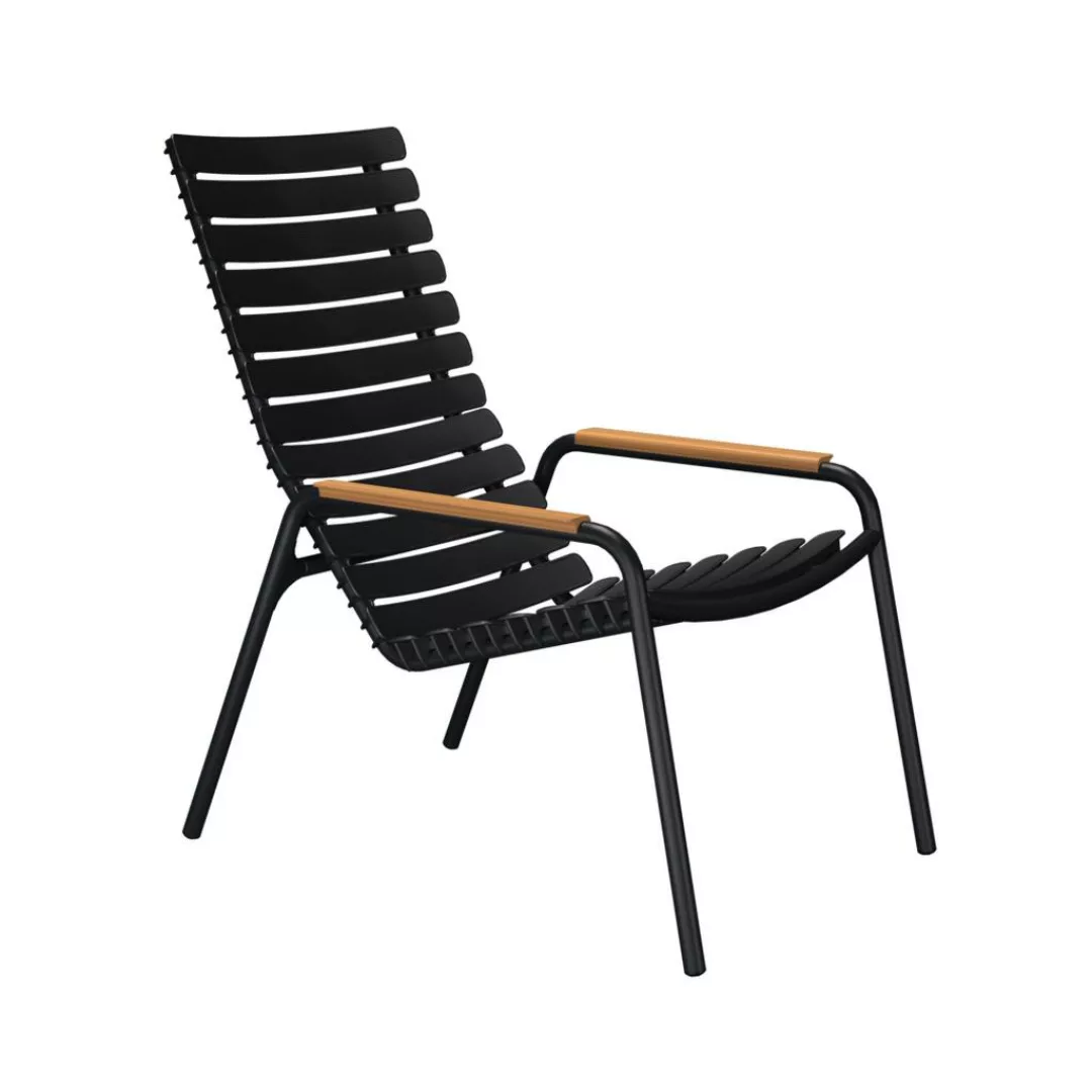 ReCLIPS Outdoor Loungestuhl Bambus schwarz günstig online kaufen