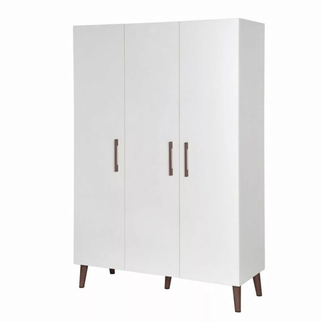 roba® Kinderkleiderschrank Max 3-türiger Schrank für Kinderzimmer - Füße & günstig online kaufen