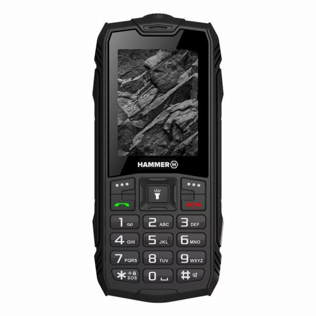 Hammer ROCK 2G, 2,4" Display, 1800 mAh, 32 MB Schwarz für Baustelle Handy günstig online kaufen