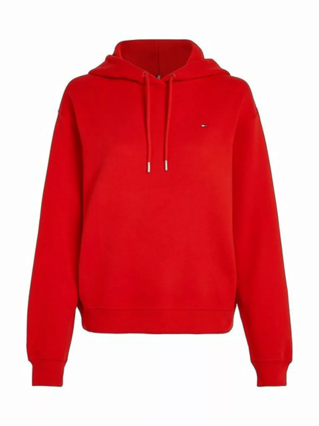 Tommy Hilfiger Kapuzensweatshirt REG FLAG ON CHEST HOODIE Kapuze mit Kordel günstig online kaufen