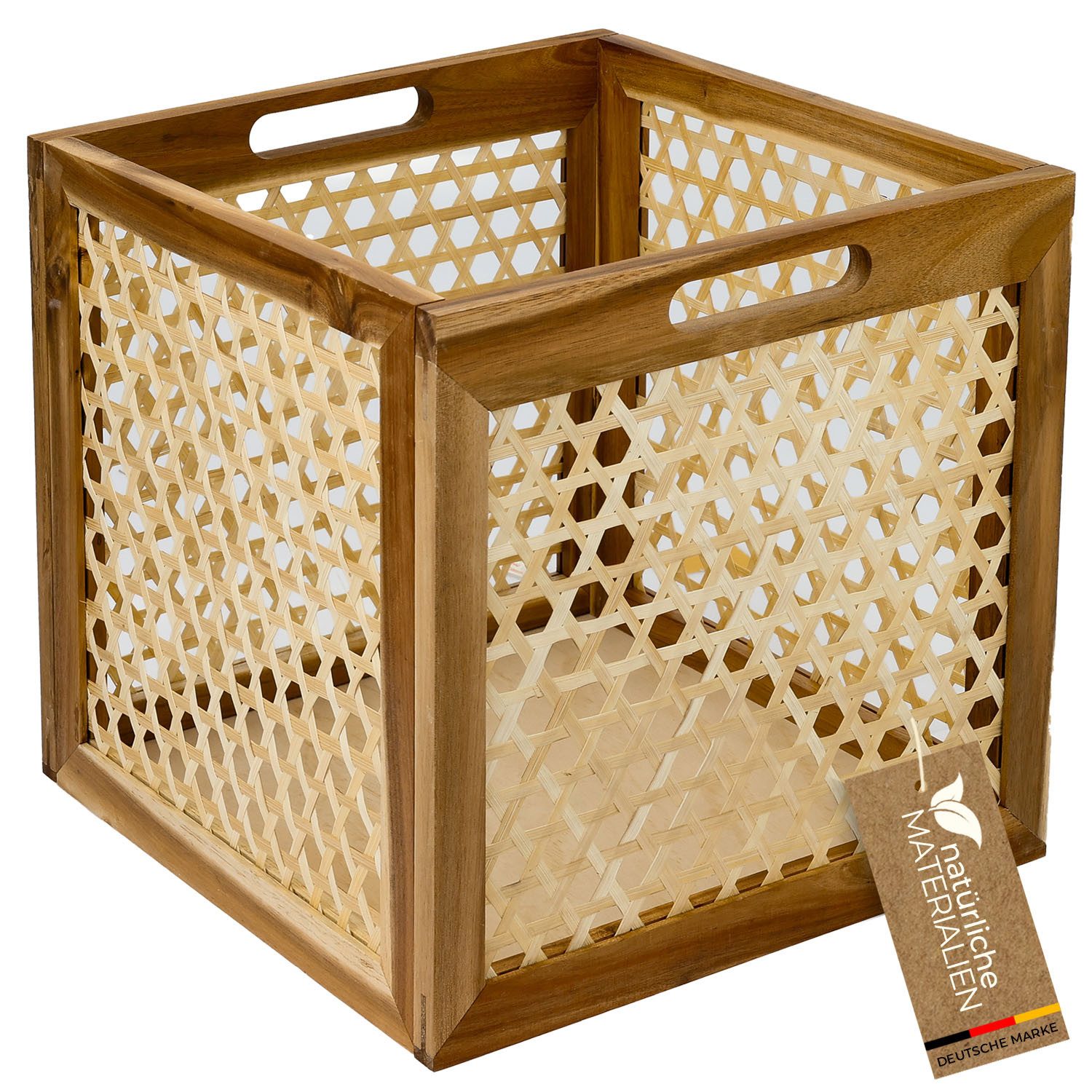 HMF Regalkorb Aufbewahrungskorb geflochten aus Rattan, günstig online kaufen
