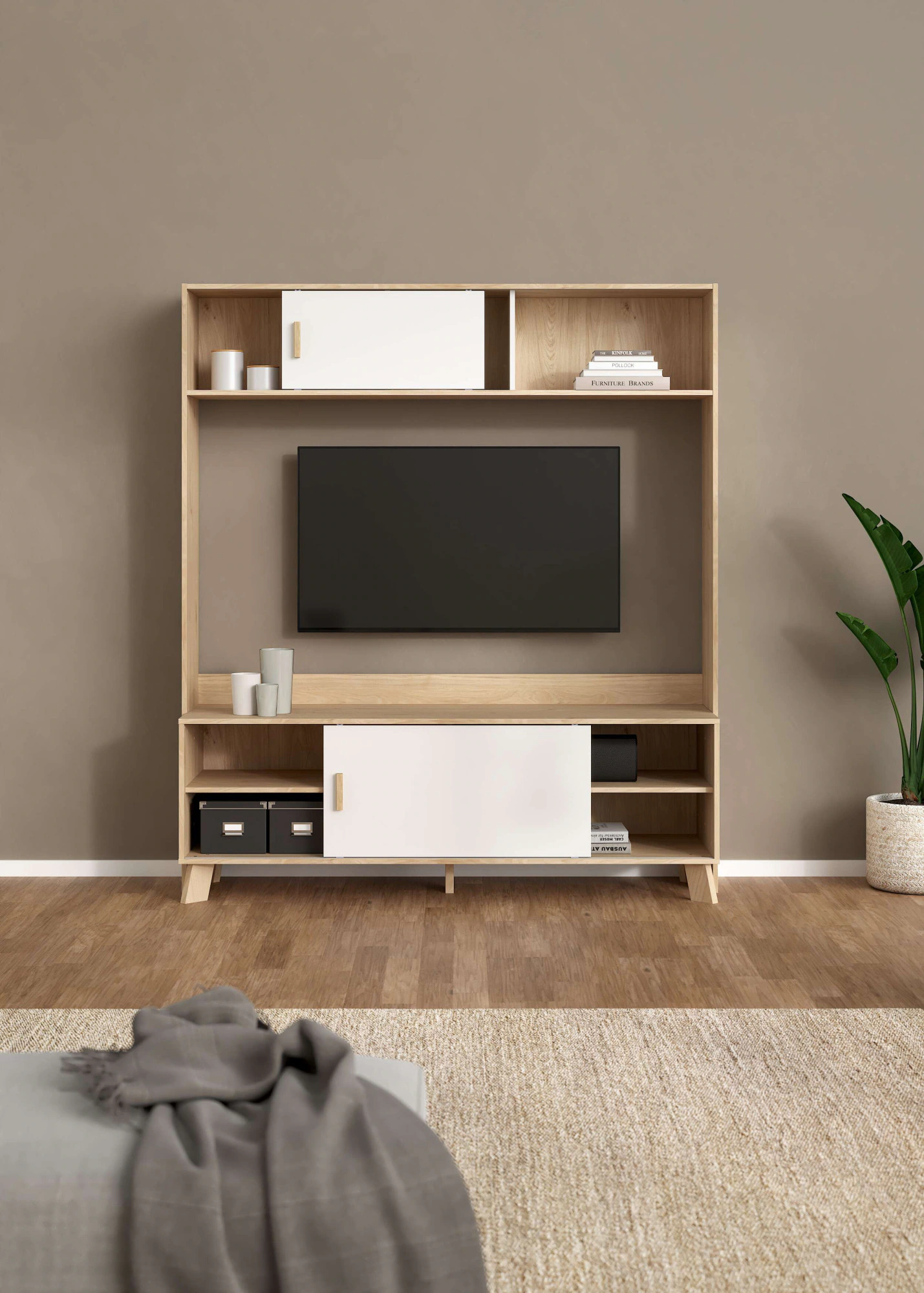 Home affaire TV-Schrank Ikast TV-Möbel, TV-Wand, Wohnwand, TV-Regal, TV-Ele günstig online kaufen