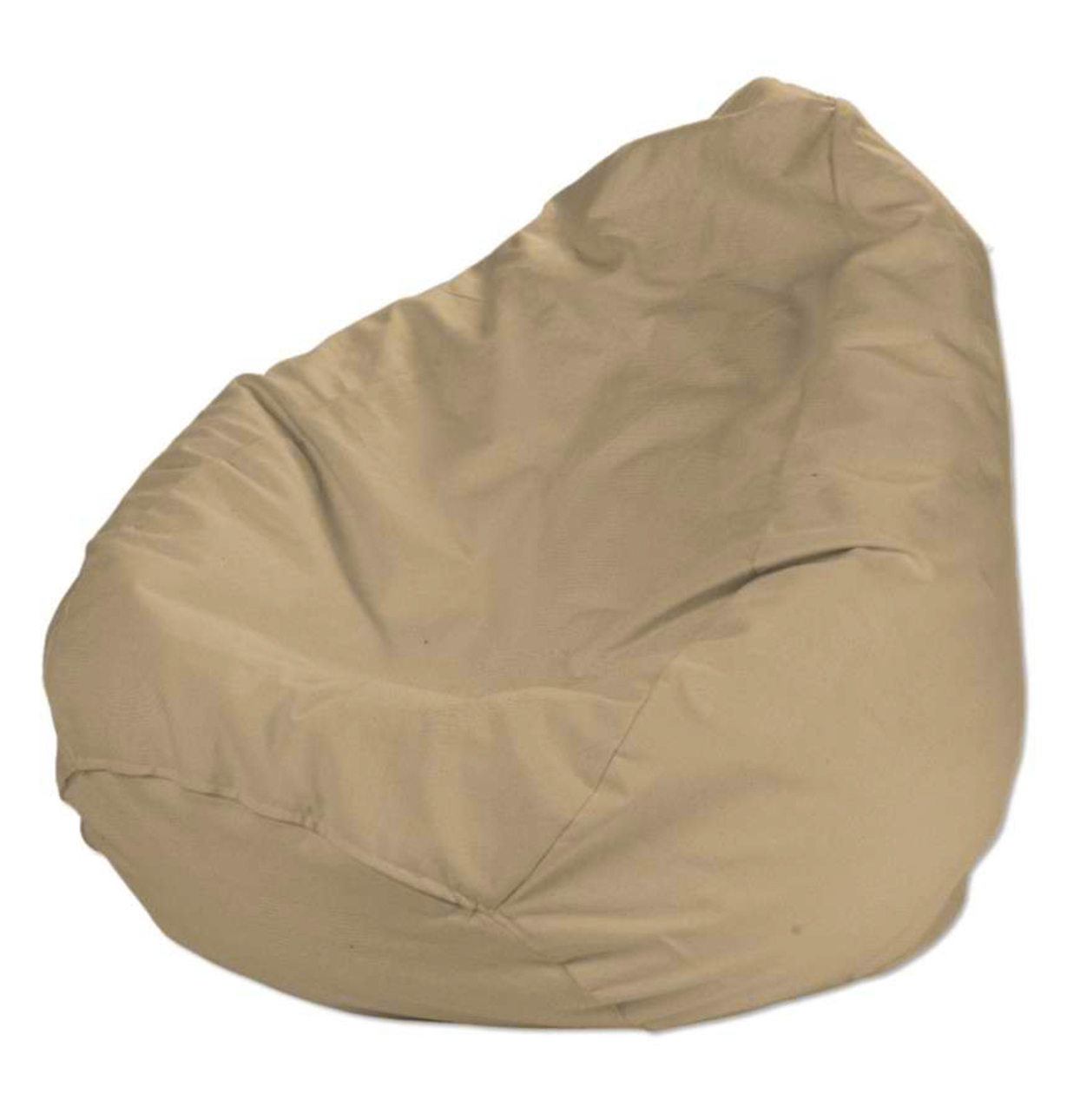 Bezug für Sitzsack, caffe latte, Bezug für Sitzsack Ø50 x 85 cm, Cotton Pan günstig online kaufen