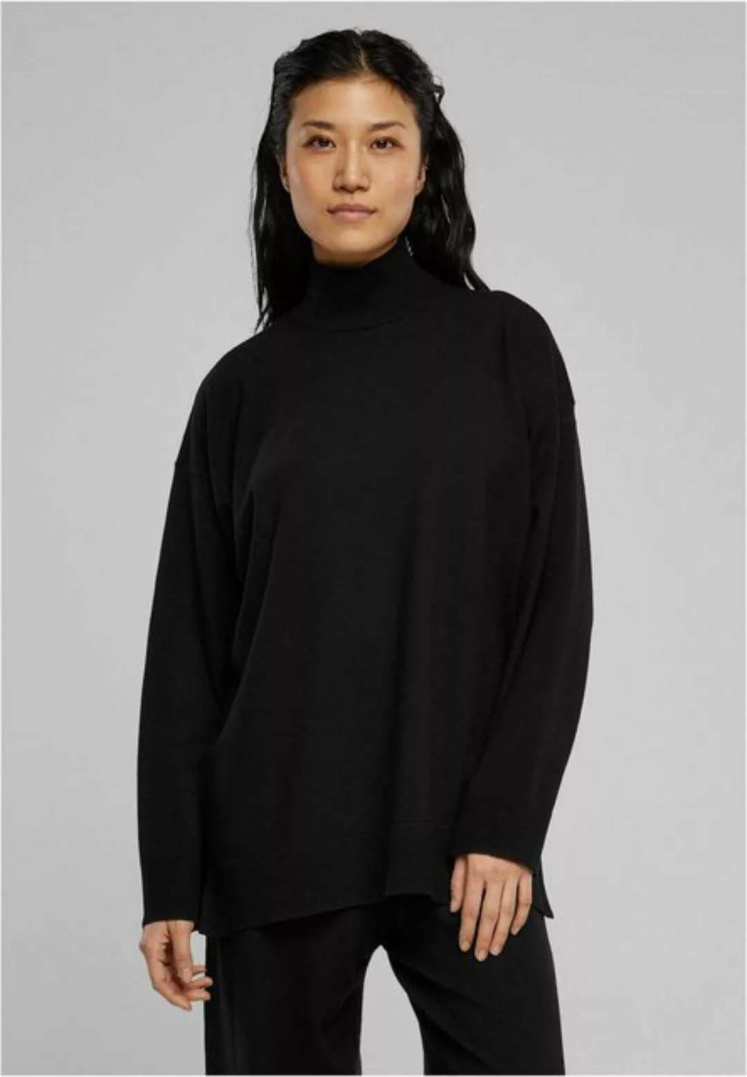 URBAN CLASSICS Sweatshirt Ladies Knitted Eco Viscose Sweater Damen Pullover günstig online kaufen