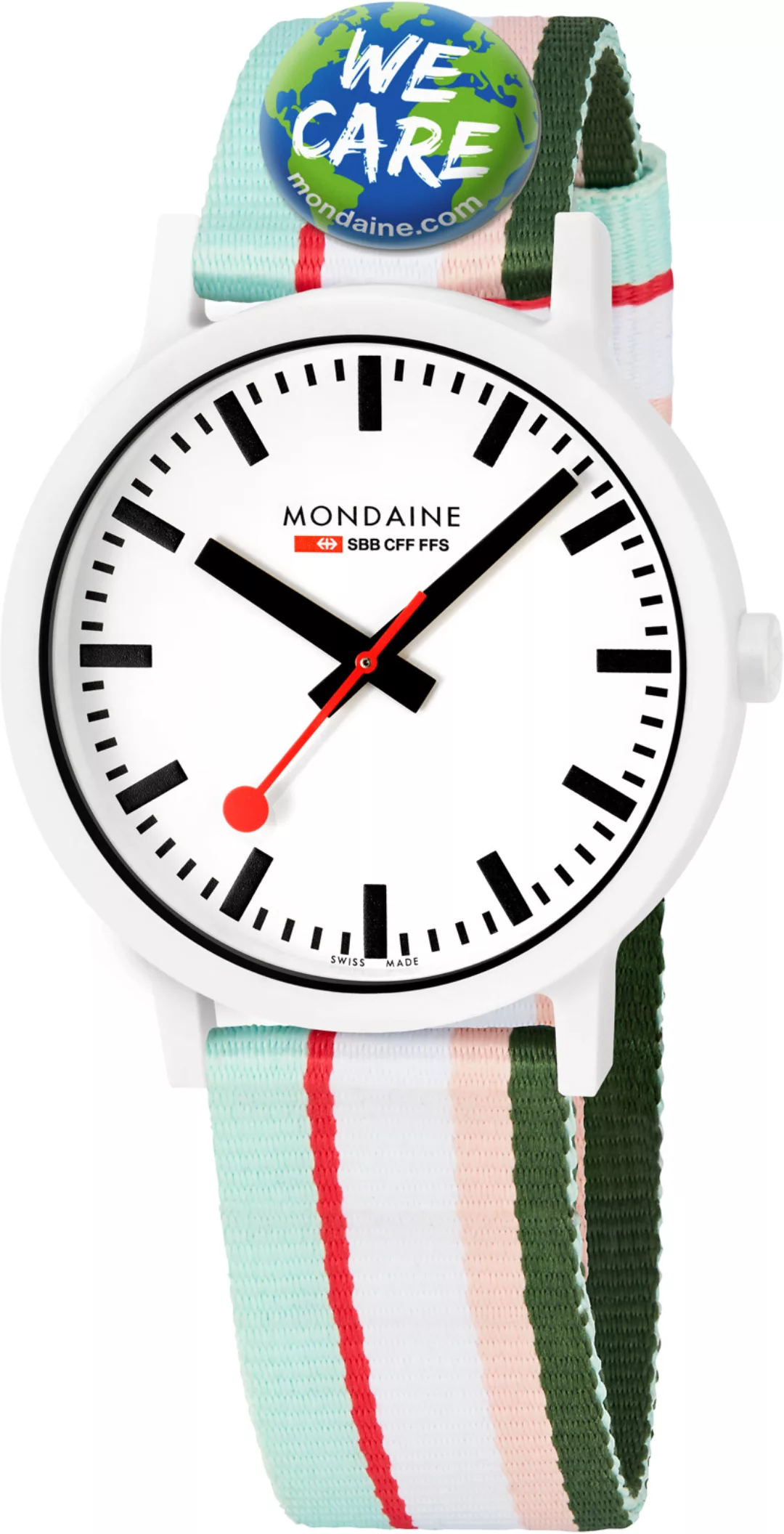 Mondaine essence 41 mm - We care MS1.41110.LF Armbanduhr günstig online kaufen