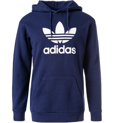 Adidas Originals Trefoil Kapuzenpullover L Night Sky / White günstig online kaufen