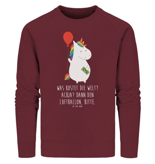 Mr. & Mrs. Panda Longpullover Größe M Einhorn Luftballon - Burgundy - Gesch günstig online kaufen