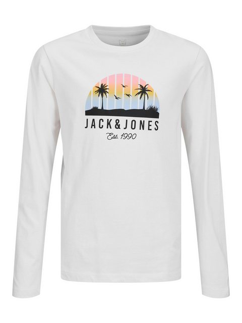 Jack & Jones Junior Langarmshirt JJPALM TEE LS CREW NECK JNR günstig online kaufen