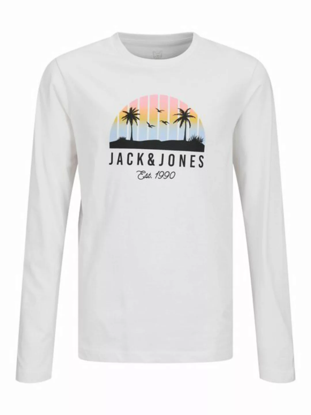 Jack & Jones Junior Langarmshirt JJPALM TEE LS CREW NECK JNR günstig online kaufen