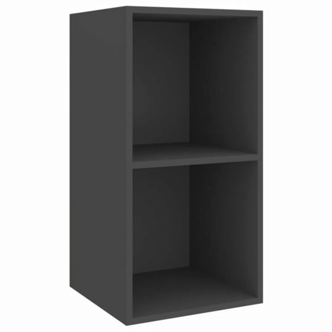 vidaXL TV-Schrank TV-Wandschrank Grau 37x37x72 cm Spanplatte günstig online kaufen