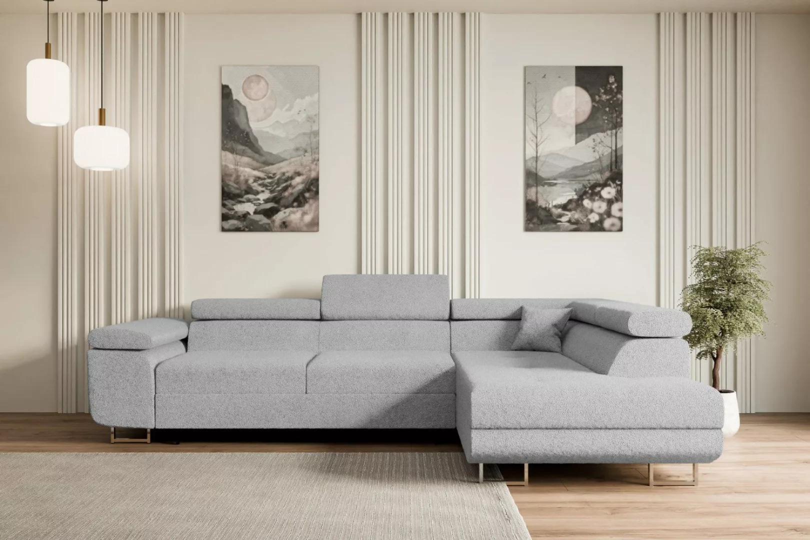ALTDECOR Ecksofa GUSA-L, Couch mit Schlaffunktion, günstig online kaufen