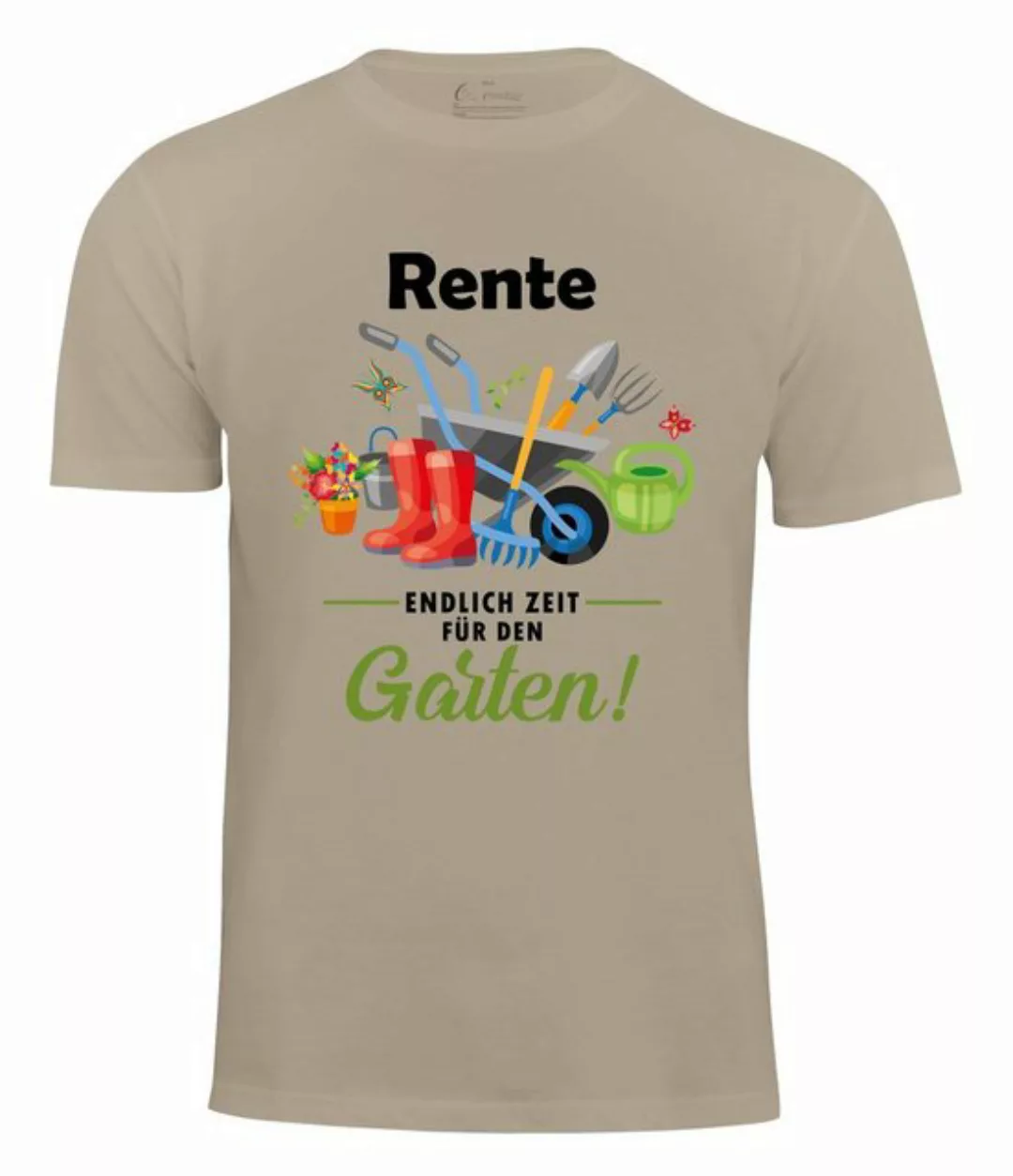 Cotton Prime® T-Shirt Rente - Endlich Zeit für den Garten günstig online kaufen