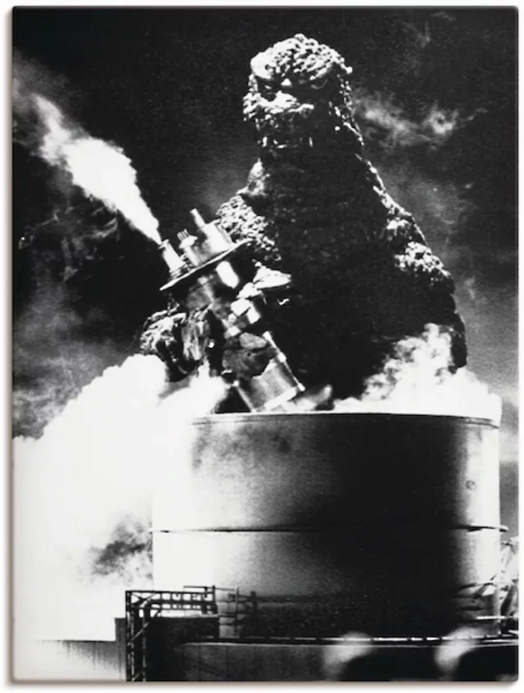 Artland Wandbild "Godzilla III", Film, (1 St.), als Leinwandbild, Poster in günstig online kaufen