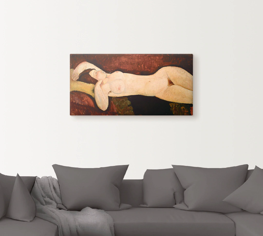 Artland Wandbild »Akt einer schlafenden Frau«, Frau, (1 St.), als Leinwandb günstig online kaufen