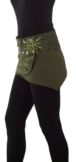 PUREWONDER Wickelrock Damen Rock mit Druckknöpfen sk21 kurz günstig online kaufen