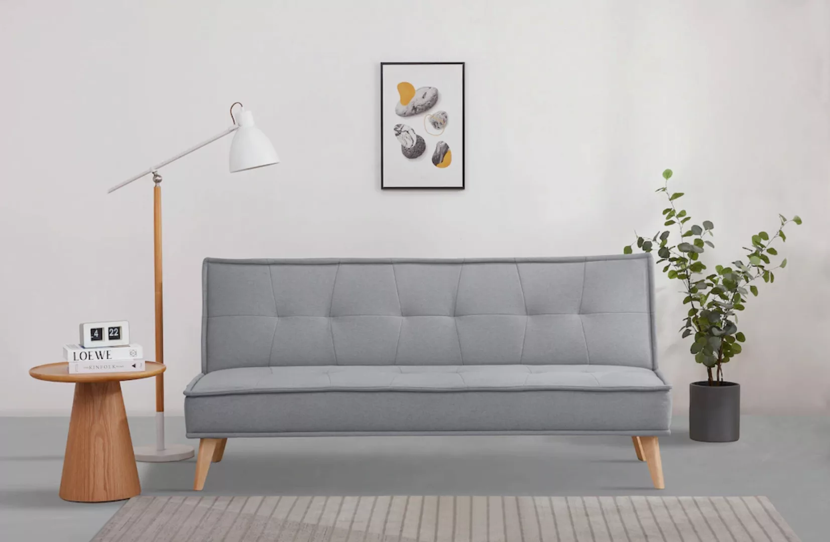 INOSIGN Schlafsofa "MENDOTA, 181 cm, 3-Sitzer mit Schlaffunktion,", verstel günstig online kaufen