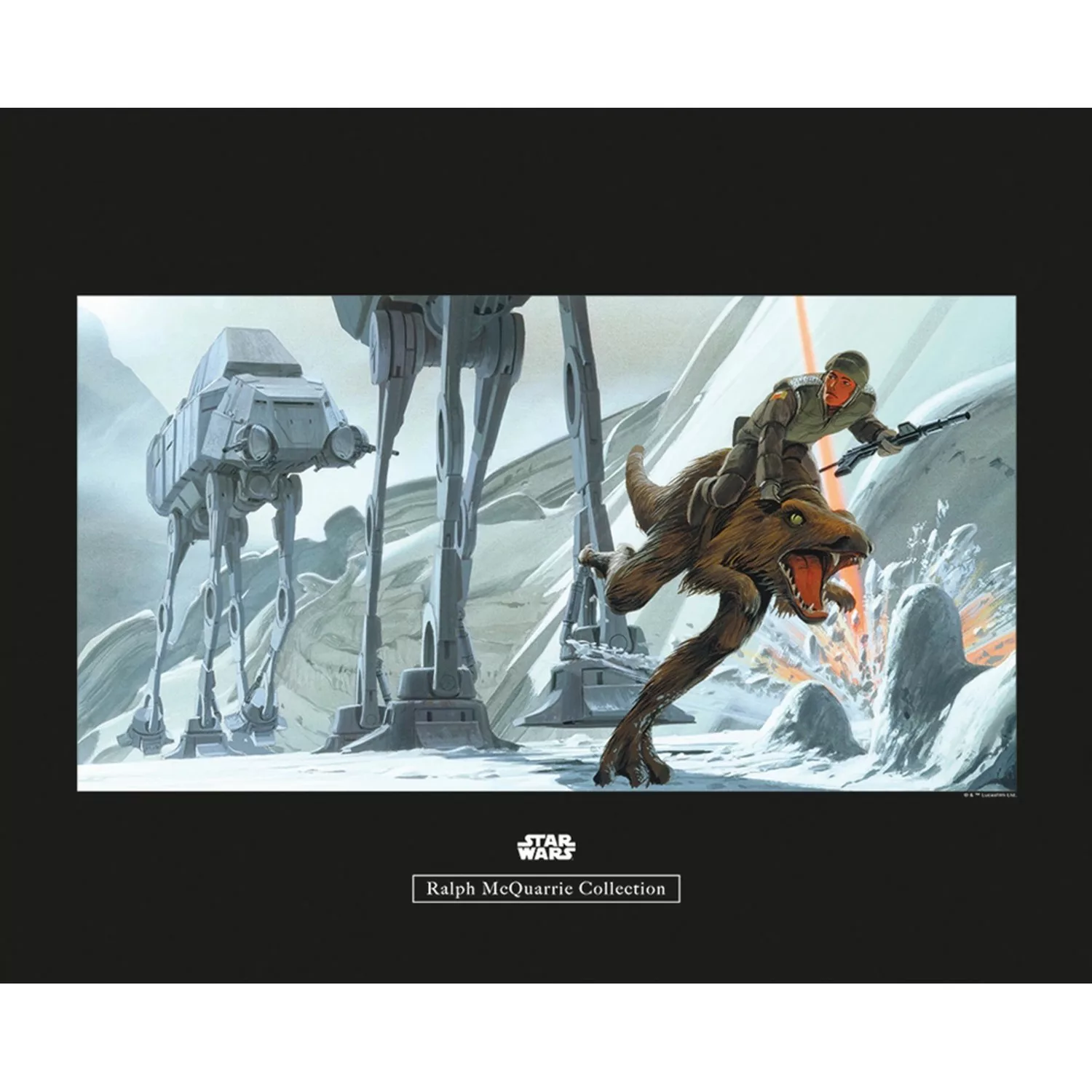 Komar Poster »Star Wars Classic RMQ Hoth Battle Ground«, Star Wars, (1 St.) günstig online kaufen