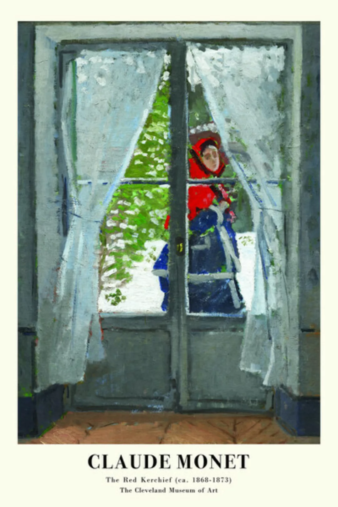 Poster / Leinwandbild - Claude Monet: Das Rote Halstuch günstig online kaufen