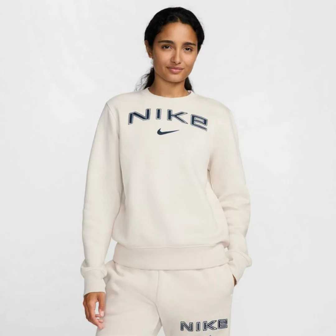 Nike Kurzarmshirt W NSW PHNX FLC STD LOGO CREW NEON LILA günstig online kaufen