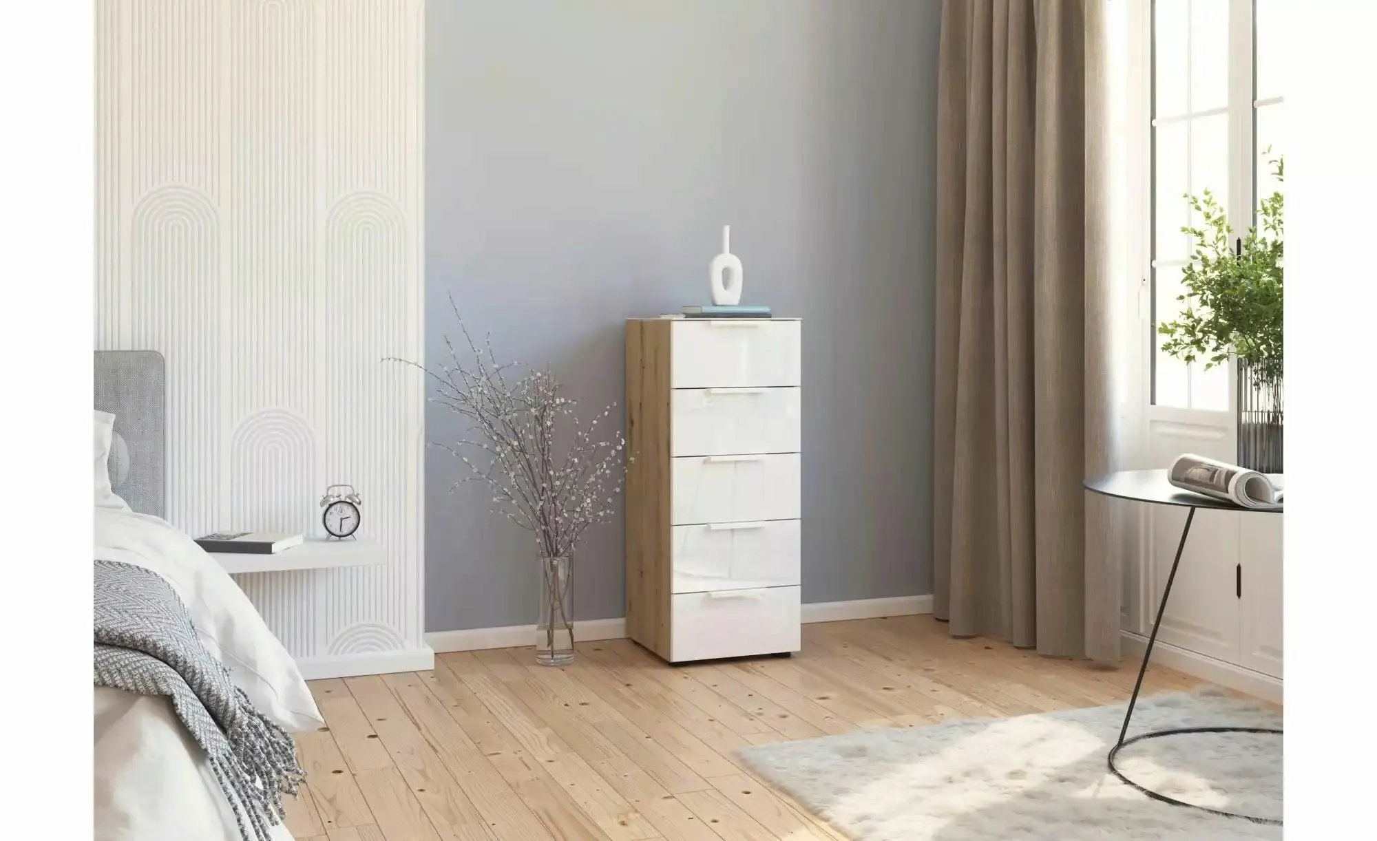 Kommode ¦ holzfarben ¦ Maße (cm): B: 40 H: 99 Kommoden & Sideboards > Kommo günstig online kaufen