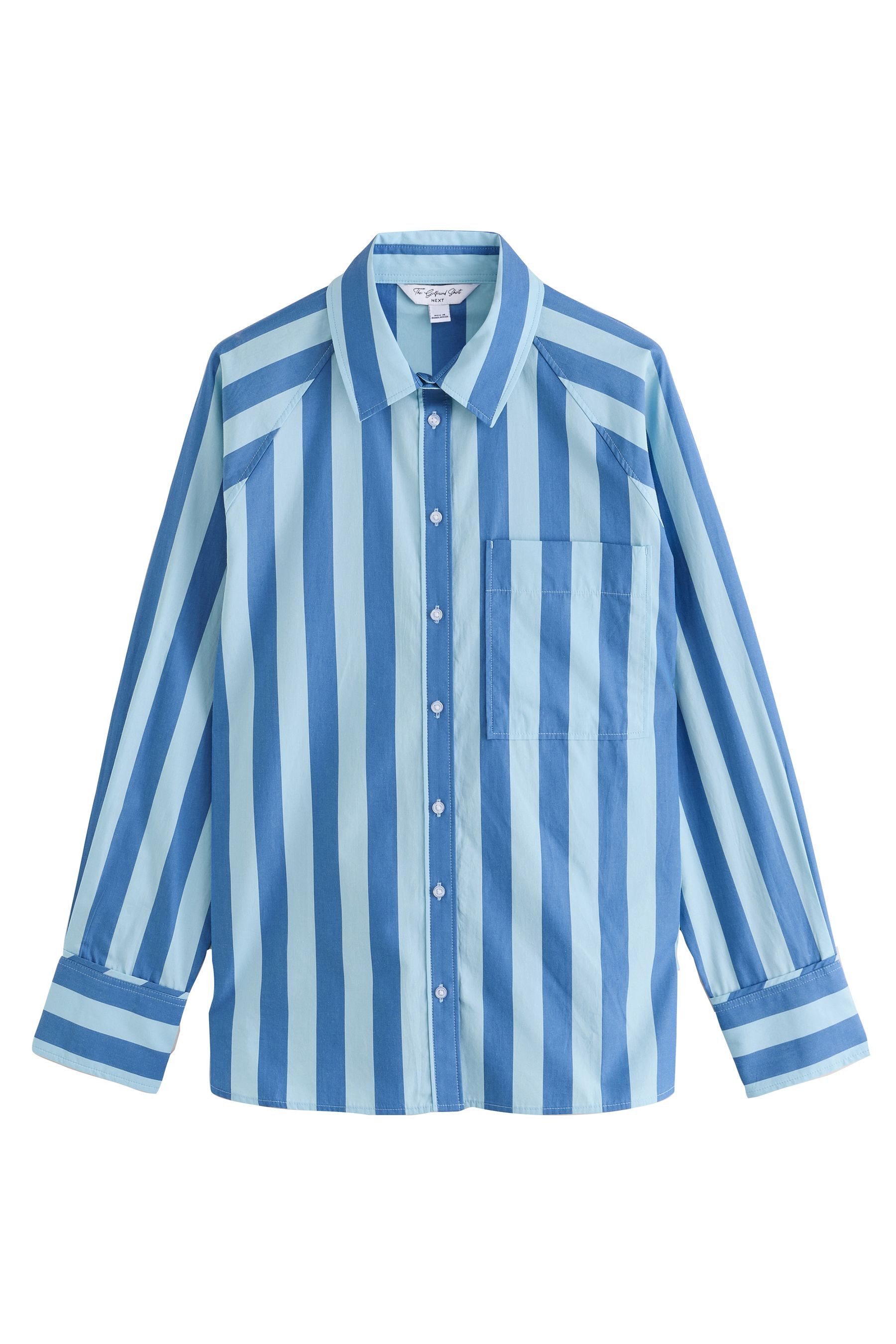 Next Langarmhemd Oversize-Langarmshirt aus Baumwolle, Kurzgröße günstig online kaufen