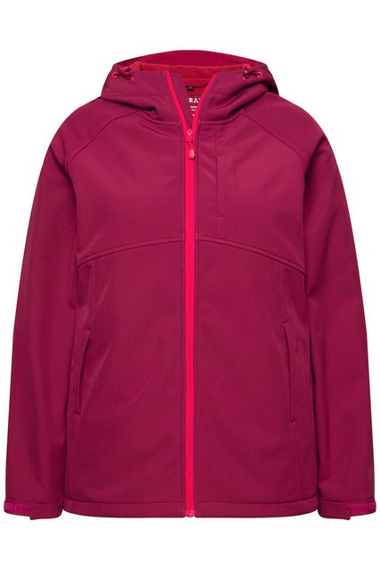 Ulla Popken Softshelljacke Softshelljacke Kapuze Zipptaschen Klettriegel günstig online kaufen